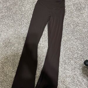 Aerie Chocolate Flared Yoga Pants